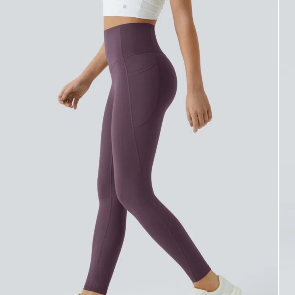 HALARA Purple High-Waisted Athletic Leggings